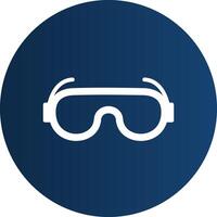 Lab Goggles Creative Icon Design vector