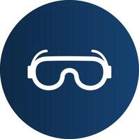 Lab Goggles Creative Icon Design vector