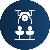 Glyph  blue Circle  Gradient vector