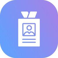 Office Card Creative Icon Design vector