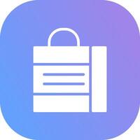 Shopping Bag Creative Icon Design vector