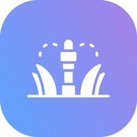 Sprinkler Creative Icon Design vector