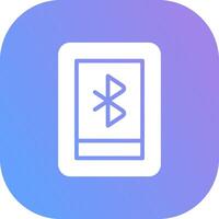 Bluetooth Creative Icon Design vector