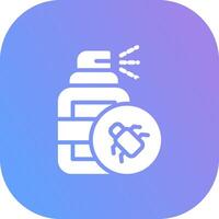 Spray Bottle Creative Icon Design vector