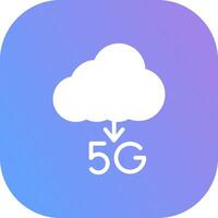 5G Download Creative Icon Design vector