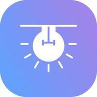 Light Bulb Creative Icon Design vector