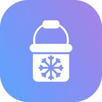 Frozen Bait Creative Icon Design vector