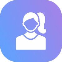Woman Creative Icon Design vector