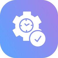 Time Management Creative Icon Design vector