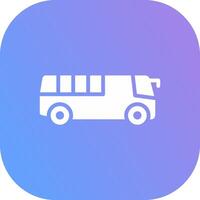 Bus Creative Icon Design vector