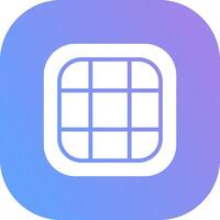 Grid Creative Icon Design vector