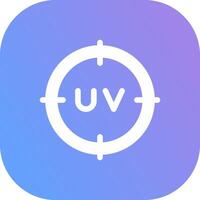 Uv Creative Icon Design vector