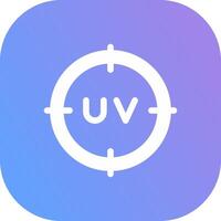 Uv Creative Icon Design vector