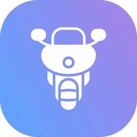 Motorbike Creative Icon Design vector