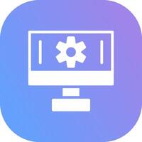Setting Creative Icon Design vector