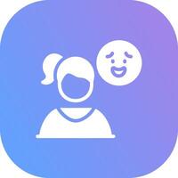 Facial Expression Creative Icon Design vector
