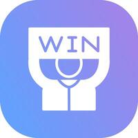 Win Creative Icon Design vector