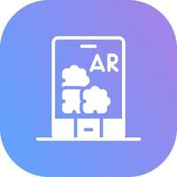 Ar Puzzle Creative Icon Design vector