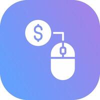 Pay Per Click Creative Icon Design vector