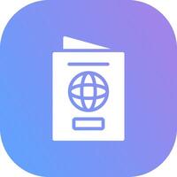 Passport Creative Icon Design vector
