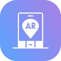 Ar Navigation Creative Icon Design vector