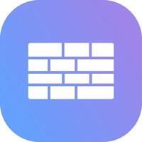 Brick Wall Creative Icon Design vector