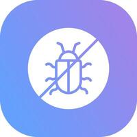 No Bug Creative Icon Design vector