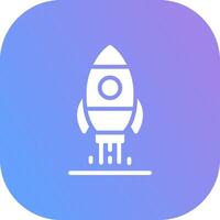 Rocket Creative Icon Design vector