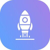 Rocket Creative Icon Design vector