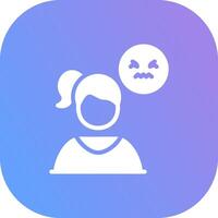 Cringe Creative Icon Design vector