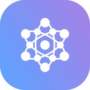 Atom Creative Icon Design vector
