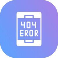 Error Creative Icon Design vector