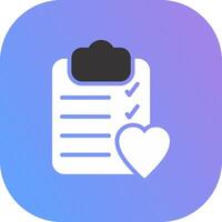 Checkup Creative Icon Design vector