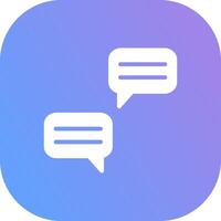 Chat Creative Icon Design vector