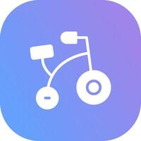 Bike Toy Creative Icon Design vector