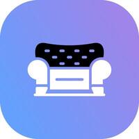 Sofa Creative Icon Design vector
