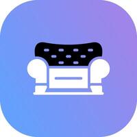 Sofa Creative Icon Design vector