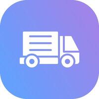 Delivery Truck Creative Icon Design vector