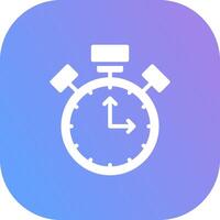 Timer Creative Icon Design vector