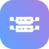 diseño de icono creativo de base de datos vector