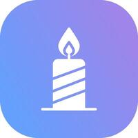 Candle Creative Icon Design vector