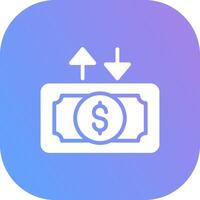 Cash Flow Creative Icon Design vector