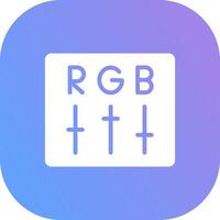 Rgb Creative Icon Design vector