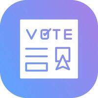 votar diseño de icono creativo vector