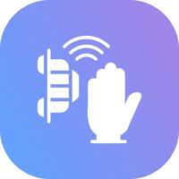 Motion Sensor Creative Icon Design vector