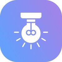 Light Bulb Creative Icon Design vector