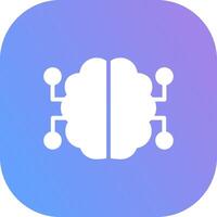 Neurons Circuit Creative Icon Design vector