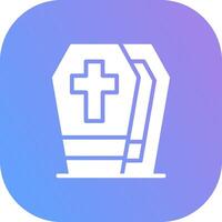 Coffin Creative Icon Design vector