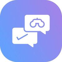 Game Chat Creative Icon Design vector
