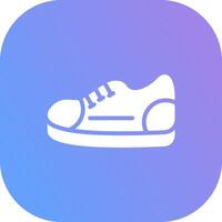 Baby Shoes Creative Icon Design vector
